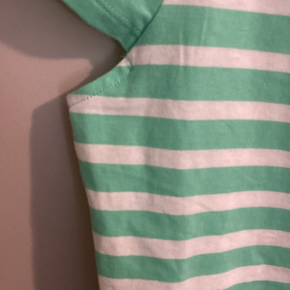 Liz Claiborne women’s teal green striped top - Picture 8 of 14